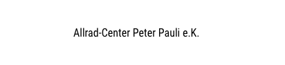 Allrad-Center Peter Pauli e.K.